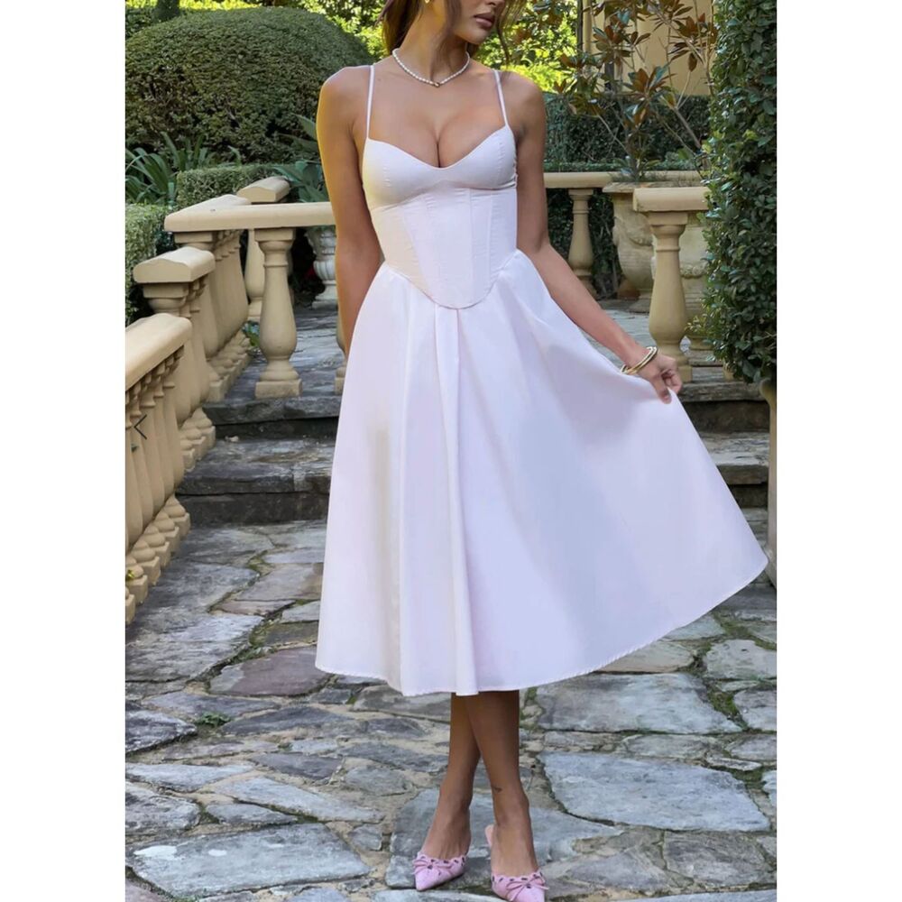 NEW BabyBoo Mariella Midi Dress - Blush